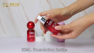 Luxe rode serumfles van 30 ml