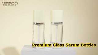 Glazen serumflessen Premium cosmetische verpakking